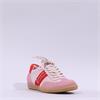 Paul Green Gum Sole Laced Trainer - Pink Red Combi